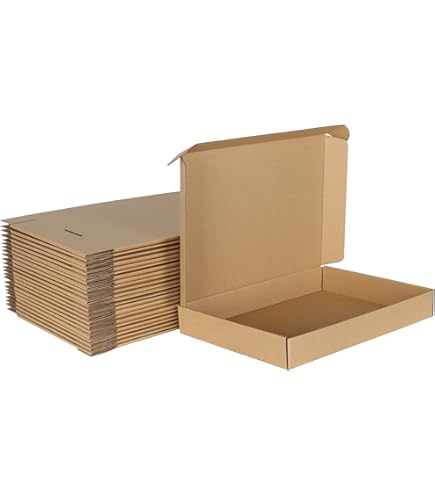 Scatole Di Cartone Ondulato Per Traslochi 43x31x5cm - Set Da 10, Made In Italy, Avana - Foto 2