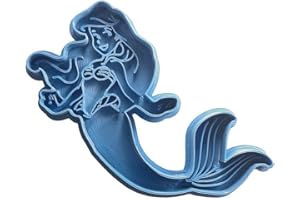 Cuticuter ariel la sirenita cortador de galletas, azul.