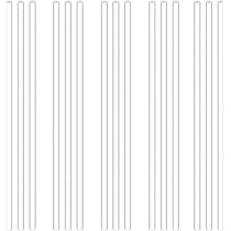 Asta Rotonda In Acrilico Trasparente 20x300 Mm - Bastoncino Per Fai Da Te, Decorazioni E Illuminazione | 1 Pezzo - Foto 11