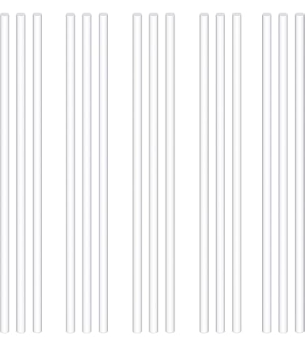 Clear Acrylic Rod 1/1.5/2/3/4/5/6mm Diameter X250mm Long Round Perspex Solid Bar - View #10