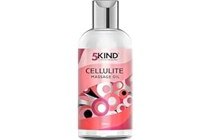 5KIND CLINICAL SKINCARE 5Kind Huile de massage anti-cellulite (250 ml) – Huile de cellulite pour une peau revitalisée – Huile corporelle raffermissante