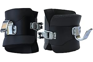 ‎LISARO Lisaro Gravity Boots/Inversions Boots mit Sicherheitsverschluss | gepolstert | Schwerkrafttrainer | Inversion Boots/Gravity Stiefel/Rücken- und Bauchtrainer
