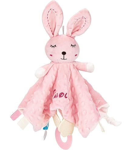 my STITCHERY Doudou pour bébé avec nom brodé, certifié Oeko-TEX® Standard 100, doudou personnalisé en mousseline douce (rose my STITCHERY Doudou pour bébé avec nom brodé, certifié Oeko-TEX® Standard 100, doudou personnalisé en mousseline douce (rose