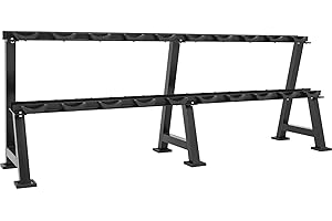 Gorilla Sports Rack de Rangement Extra Large pour haltères Monobloc