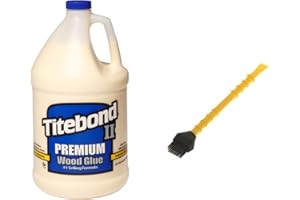 Titebond II Premium - Cola para madera (3,8 L) + aplicador de pegamento Titebond II