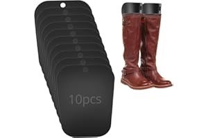 QWORK® 10 Pack Boot Shaper Inserts, 12" Reusable Shoe Trees for Tall Boots, Prevents Bending & Creasing, for Women and Men