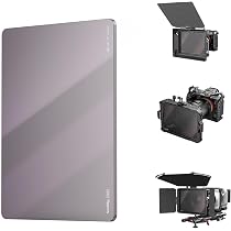 Filtres ND Carrés 4x5.65" NEEWER - ND0.9 Et ND1.8 (3/6 Stops) - Cinéma Video - Compatible Matte Box