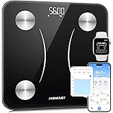 Scales for Body Weight, INSMART Updated Weighing Scales for Bathroom with Ultra Wide Platform 12 x 12 inches,Bluetooth Digita