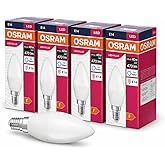 Osram LED Mum Ampul 4.9W (40W Eşdeğer) E14 Duy 470 L&uuml;men &ndash; Dekoratif LED Ampul &ndash; Dim Edilemez &ndash; Enerji Tasarruflu &ndash; Avize ve 