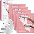 YOGIMOONI Collagen Overnight Face Mask | Korean Glass Skin Hydrogel Mask for Deep Hydration, Pigmentation, Anti-Aging & Pore Minimizing | Hyaluronic Acid, Niacinamide, Vitamin E & Centella | Pack of 4