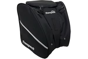 TRANSPACK Edge Junior+ 38L Water-Resistant Padded Multi-Compartment Ski/Snowboard Boot Helmet Goggles & Gear Backpack Bag