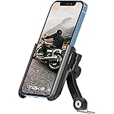 Tiakia Motorrad Handyhalterung Universal für 3,5-7 Zoll Smartphone Huawei Samsung GPS, Handyhalter Motorrad für Motorräder un