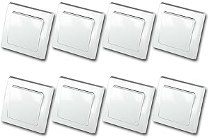 CHILITEC DELPHI 8-częściowy zestaw przełączników wymiennych biały 250 V ~ / 10 A