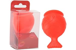 SMILBALEY Dispositivo Enhancer Del Labbro, Lip Plumper Device, Lip Sucker Plumper, Filler Per Labbra in Silicone Per Pesce, Aspirazione Labbra Piene, Materiale Silicone per Trucco Donne (Rosso)