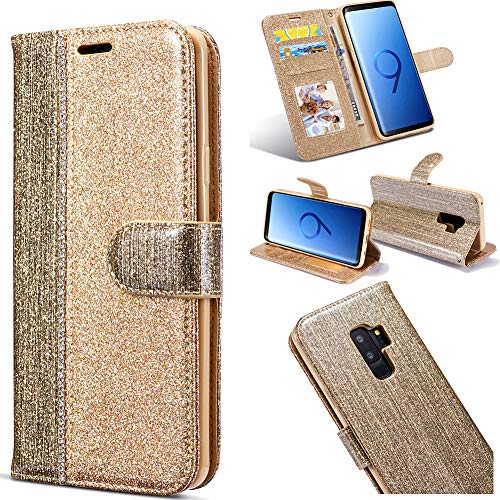 Preisvergleich Produktbild Vicbey Folio Magnetverschluss Sparkle Bling Kristall Diamant für Samsung S10