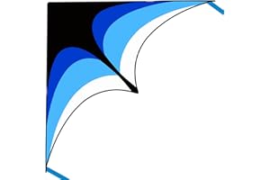 Mint's Colorful Life Delta Kite para niños y adultos, cometa extremadamente fácil de volar, la mejor cometa para principiantes