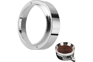 ZARADU 58mm Anneaux De Poudre De Café,Anneau De Dosage,Anneau De Dosage De Café En Aluminium,Convient Aux Machines à Café Et Constitue Un Outil Indispensable Pour Le Café Infusé à La Main