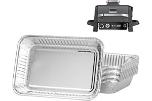 WEBROIL Forros de bandeja de grasa para Ninja OG800 y OG900 Series Woodfire Grill XL Pro Accesorios desechables de aluminio para ahumador de goteo Ninja OG901 OG850 OG951 OG952 OG951RAW