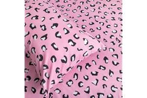 Chickwin Set di 2 Federe Cuscini Letto 50x75cm, 100% Microfibra Cartone Animato Morbida Federa Cuscino Rosa Federe Con Chiusura a Busta Bambini Federe