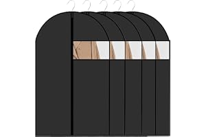 5 stycken klädpåsar för förvaring 60 x 120 cm ventilerande tyg