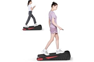 HOME FITNESS CODE HomeFitnessCode Walking Pad mit Steigung - Laufband mit 5% Neigung(Nicht Einstellbar) 1-6 Km/h Walking Band Untertisch Elektrisch Laufpad für Zuhaus