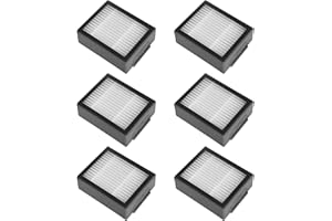 SAVOSWEET Pack de 6 Filtros de Repuesto para iRobot Roomba E5 E5154 E6 i7 i7+ i7156 i1 i3 i4 Combo i5 + J5 + i8 Filtro de Aire HEPA (no para Combo J7+/J9+) Piezas de Repuesto, Accesorios de Repuesto para IRobot