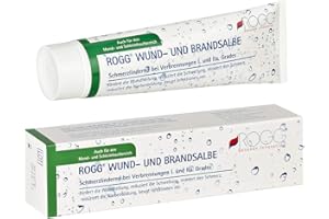 ‎ROGG ROGG® Wund- und Brandsalbe 100 g für Kinder & Erwachsene | Entzündungshemmende Heilsalbe Zinksalbe | Salbe bei Sonnenbrand & Verbrennung