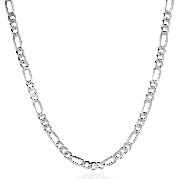 QUADRI - Elegante Bracciale in Argento 925 con Catena Modello Cubano Diamanto per Uomo/Donna - larghezza 5 mm - lunghezza 21.60 cm - Made in Italy certificato