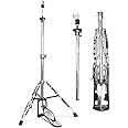 Softline Pro SP HH IC Heavy Duty Double-Braced Hi-Hat Stand with Longboard Swiveling Footplate, Adjustable Precision Spring Dial - Iron Cobra