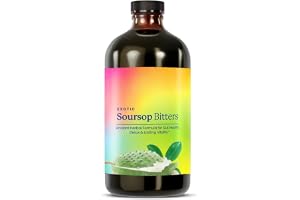 Soursop Bitters Vätska för matsmältningshälsa-Tarm Detox & Rengöring-Antioxidant &, Immunstöd