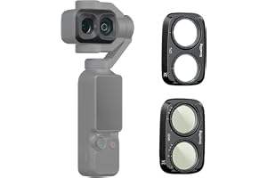 SMALLRIG VND 1-5 & CPL Filter Kit for DJI Osmo Pocket 4P Accessories | Pocket 4 Pro ND2-32 & CPL Filter, Multi-Coated HD Optical Glass, Unobstructed Gimbal Rotation, for Cinematic Shooting - 6648