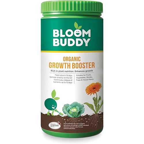 BloomBuddy Plant Fertilizer 1kg Granules – 100% Organic NPK Rich Growth,Flower & Fruit Booster | Fertilizer for Plants Home Garden, Pot Plants,Indoor Plant Fertilizer,Plant Food,Potted Plant Nutrients