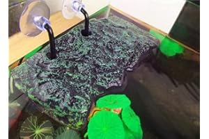 BigTron Piattaforma di Rettile Piattaforma di Tartaruga Scala PU Schiuma Acquario Galleggiante Decorazione Floating Turtle Dock Legno Ornamentale per Tartaruga Dimensioni