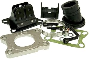 Malossi, collettore MHR Viton 21 mm, Beta Enduro RR Racing 50, 2T, LC (Minarelli AM 6)