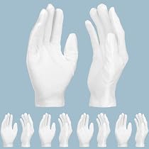 Troemner WA168 Calibration Weight Gloves - 1 Pair Nylon Grip-Tip Hand Protection