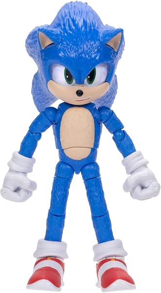Sonic 3 Movie 12,7 cm Actionfiguren Sonic, Blau - 1