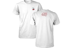 LYF STILE Lana Del Rey T-shirt blanc avec logo de l'album de cerisier