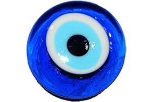 JEANNIEPARNELL 641-4cm Lucky Evil Eye Nazar Boncuk Turkish/Greek Glass Fridge Magnet