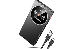 NLLOSA Power Bank 10000mAh, Bateria Externa Carga Rapida 22.5W, 3A Bateria Portatil 3 Puertos USB C Input & Output Cargador Portatil Movil Powerbank para iPhone 16 15 14 13 12 11, Samsung, Xiaomi, Android