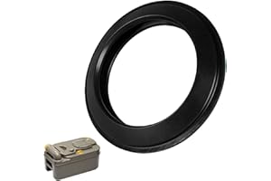 ZERQUELL External Toilet Cistern Seal, Guarnizione di Ricambio per Serbatoi per WC da Campeggio Compatible with Thetford C200 C250 C260 C400 C2 C3 C4, Toilet Drain Gasket in Silicone, Guarnizione per Labbro