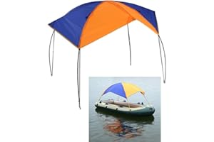 Floving 4-5 Personas Bote Inflable Parasol navegando toldo Techo Carpa Pesca toldos Barco