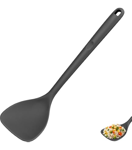 Kochblume Set 4 Cucchiai Flessibili In Silicone Turchese: Senza BPA, Resistenti Al Calore (230°C) E Lavabili In Lavastoviglie