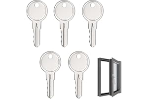 RTDHO 5Pcs UPVC Window Handle Key for Securistyle Window Lock, UPVC Windows Lock Keys Replacement, Spare Keys for Securistyle Windows Handle Locks