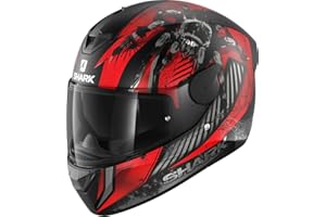Shark D-skwal 2 Atraxx Casco Moto, Unisex Adulto