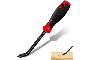 PRETWAD U-förmiger Tack Lifter,Hochleistungs Nagelabzieher,Nagelabzieher für Teppich,Holz,Boden,Möbel,Bau