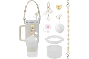 YISKY Accessori di Stanley Cup, Stanley Cup Accessori Set, Stanley Borraccia Accessori, Protezione in Silicone per la Stanley Cup, Stanley Cup Spill Stopper, per Stanley Cup 800 e 1100 ml