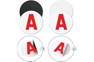 ANLIOTE Lot de 4 Disques A Jeune Conducteur de Voiture, 2 Magnétiques et 2 Autocollants, Facile à Utiliser et à Enlever sans Rayures sur la Peinture, À Poser Plastique, Vitres et Composites du Véhicule