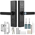 JJ. Accessory Touchscreen Smart Lock WiFi Touch Screen Fingerprint Password IC Card Smart Door Lock with Mechanical Key for Tuya
