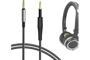 Geekria Apollo Upgrade Cable for AKG K430, K450, K451, K452, Q460, K480 Headphones and More/AUX Braided Tangle-Free Premium Headphone Replacement Audio Cord (Black 4FT)