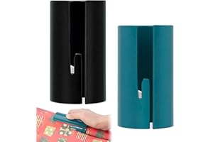 GENERISCH Coupe Papier Cadeau, Coupe-papier, 2pcs Pa-pier Cadeau, Découpe Pa-pier Ca-deau, Pour Anniversaire, Vacances, Bricolage, Emballage de Mariage